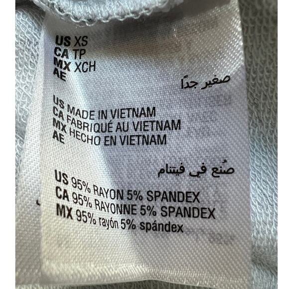 ALFANI WOMENS ULTRA SOFT CASUAL LOUNGE SHORTS SET GREY TIE DYE SIZE XS - Picture 7 of 9